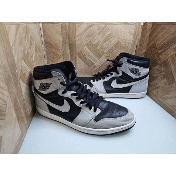 Size 15 - Jordan 1 Retro OG High Shadow 2.0 Men's Gray    335 - Picture 1 of 14